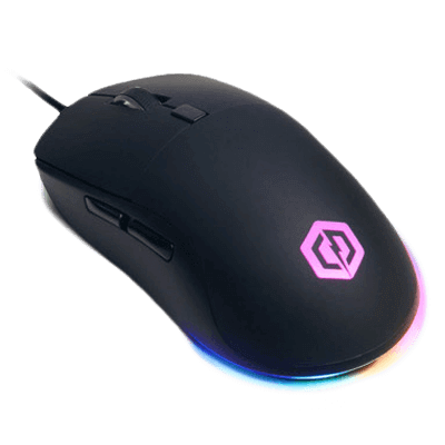 CyberPowerPC Elite M2 RGB Gaming Mouse - Black, RGB 6-Color w/ 6 Button, & Lighting Effects
