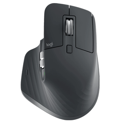 Logitech MX Master 3S - Wireless Performance Mouse with Ultra-Fast Scrolling, Ergo, 8K DPI, Track on Glass, Quiet Clicks, USB-C, Bluetooth, Windows, Linux, Chrome-Graphite